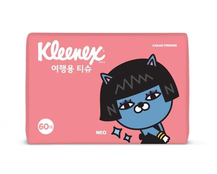 크리넥스 여행용티슈 60매